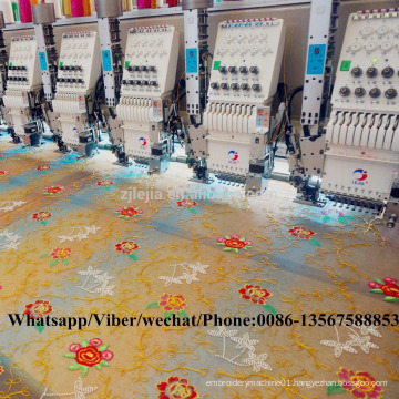 High speed sequin beads mixed embroidery machine with triple servo motor